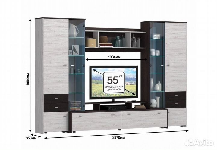 Стенка для телевизора