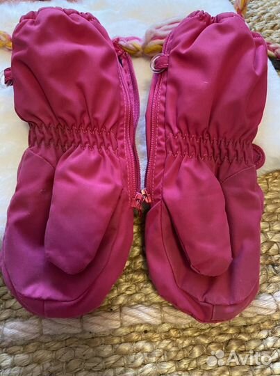 Варежки шапка и снуд