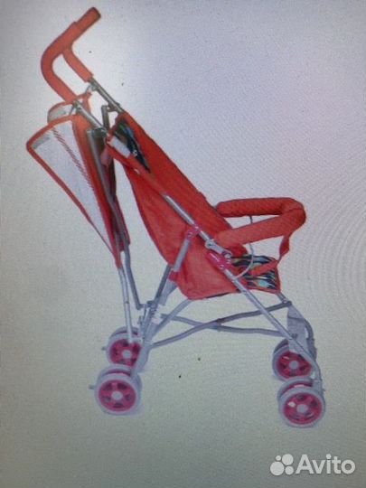 Прогулочная коляска трость новая babytun Easy Red