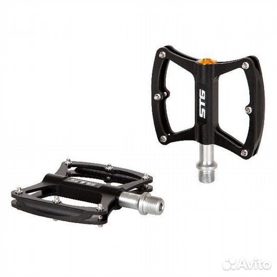 Педали STG BC-PD216 алюм, на пром подшип.Черные