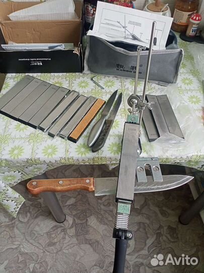 Точилка для ножей+алмазные бланки