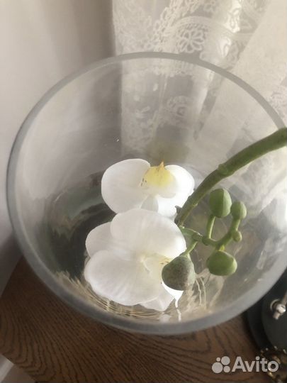 Ваза с искусственной орхидеей Италия
