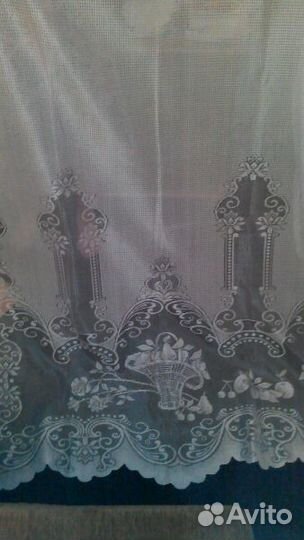 Шторы, тюль, накомодник и салфетка для дачи, кухни