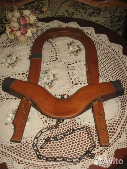 Винтажная люстра под дерево Оглобля Германия