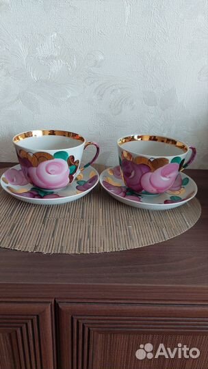 Чашки гигант Агашки Дулево