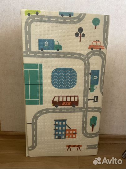 Детский коврик для ползания складной