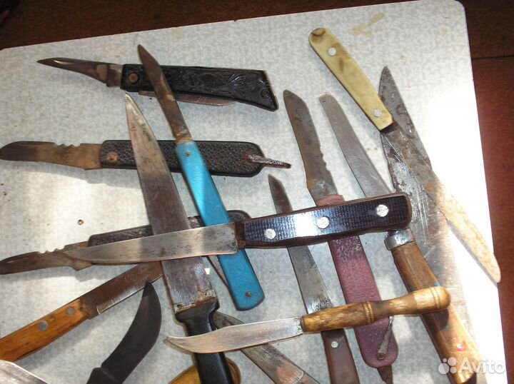 Ножики перочинные и кухонные СССР б/у старые