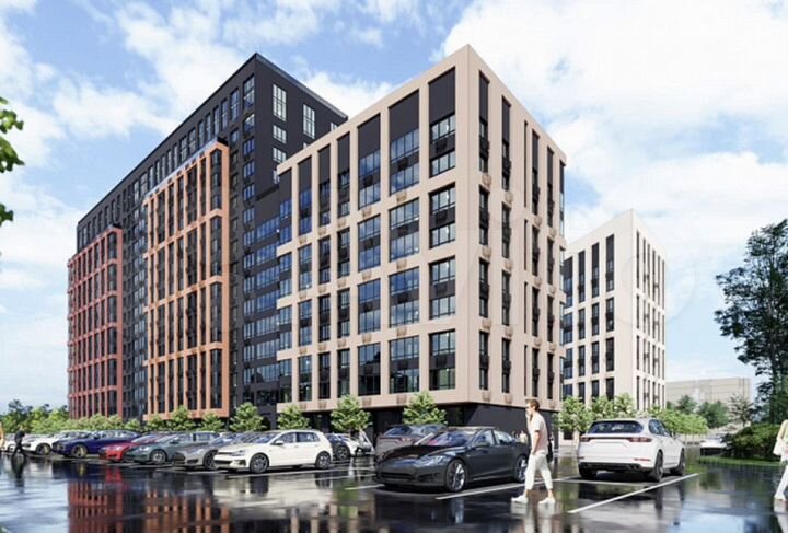 Квартира-студия, 34,3 м², 3/15 эт.