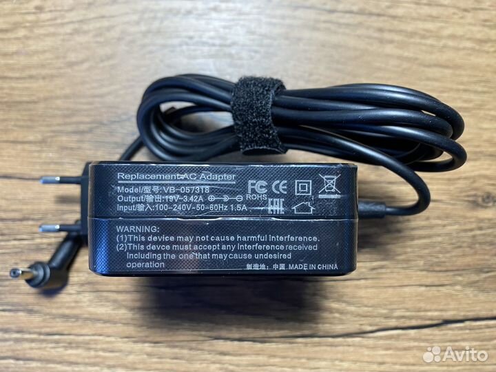 Блок питания для ноутбука Asus 19V 3.42A 4.0*1.35