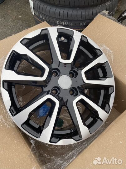 R16 4/100 Веста Кросс алмаз черный новые литые