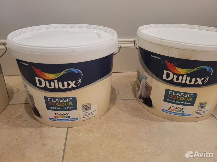 Краска Dulux матовая для стен 9 л