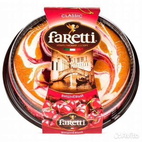 Торт Faretti Classic Флоренция Вишнёвый 400 г