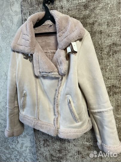 Дубленка авиатор женская