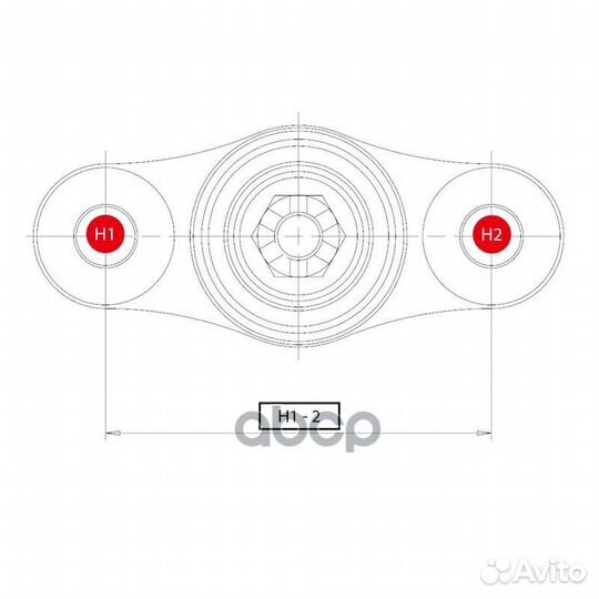 Опора шаровая CB0197 CTR