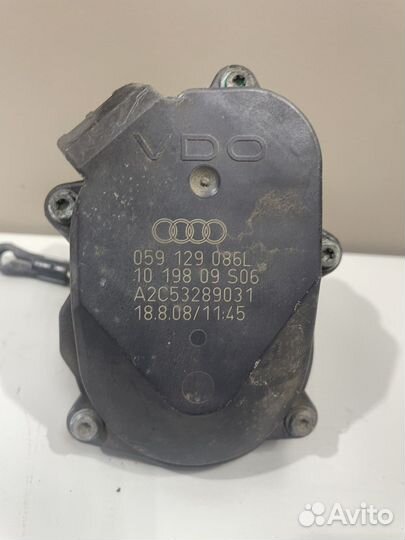 Регулятор заслонки Ауди А6 С6 059129086L