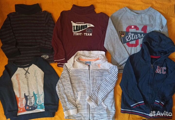 Пакет вещей Mothercare на мальчика 110р