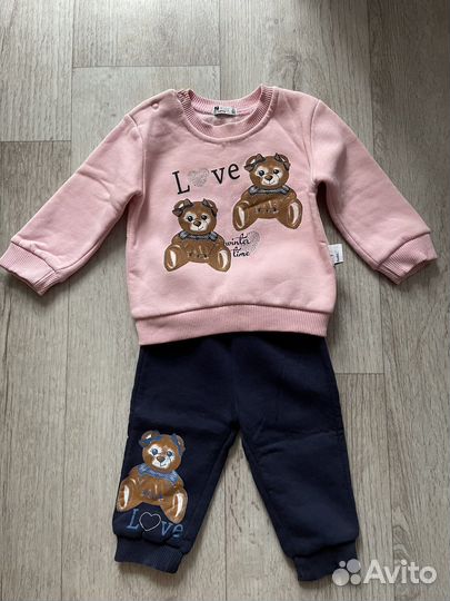 Костюм для девочки теплый