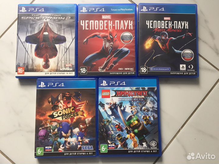 Игры ps4. Продажа, обмен, тест-драйв