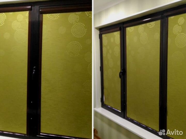 Рулонные шторы на окна в мансарду