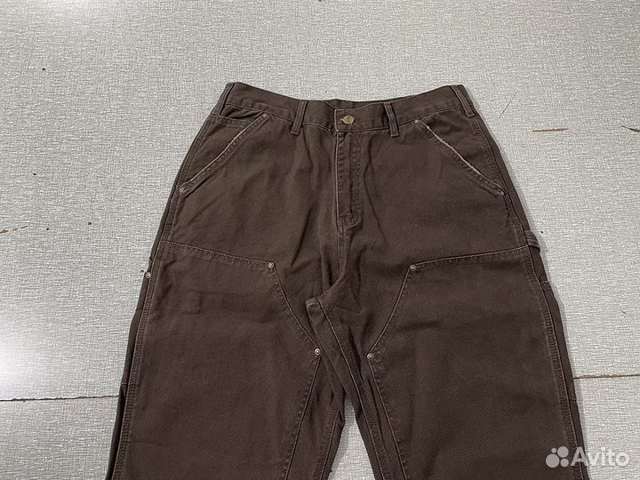 Брюки Carhartt WIP Double Knee Pant Dark Brown