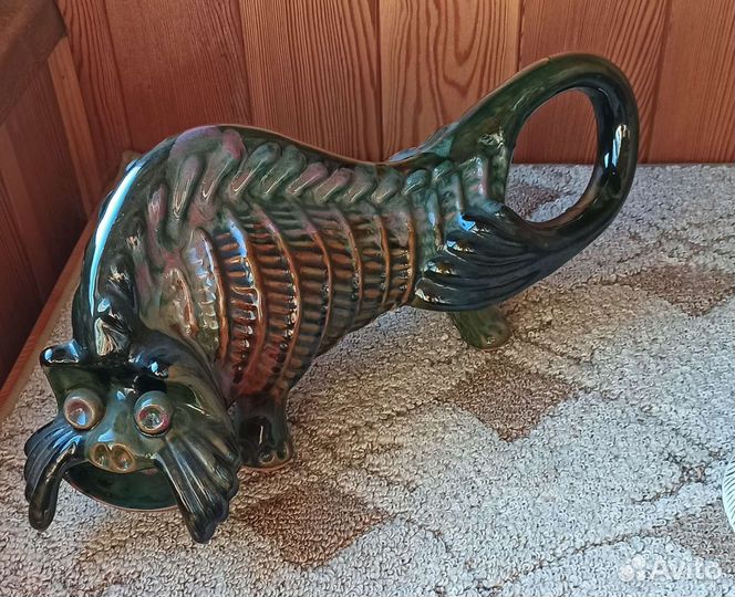 Керамика ссср, статуэтка Дракон, чудо юдо, рыба ки