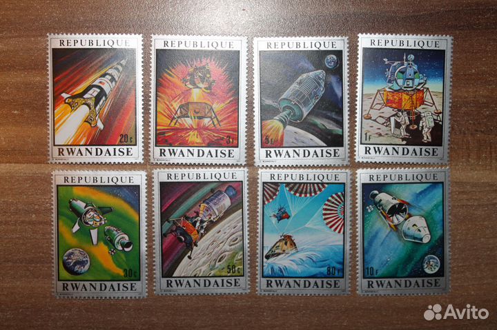 Руанда. 1970. Космос