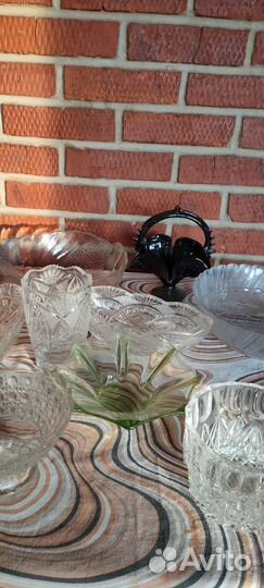 Ваза хрустальная