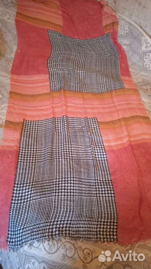 Палантин / шарф вискоза Италия новый легкий