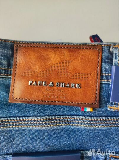 Джинсы муж Paul Shark облегченные р.31,32,33,34