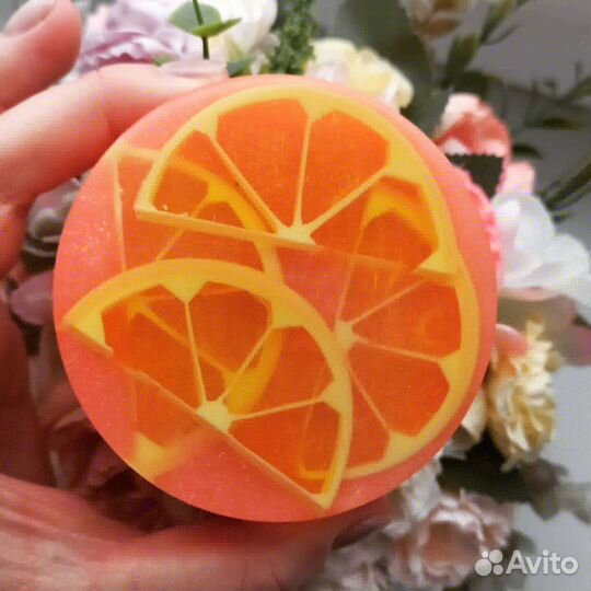 Массажное мыло ручной работы