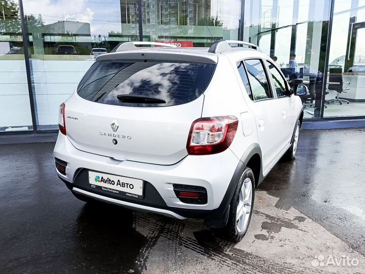 Renault Sandero Stepway 1.6 МТ, 2018, 62 404 км