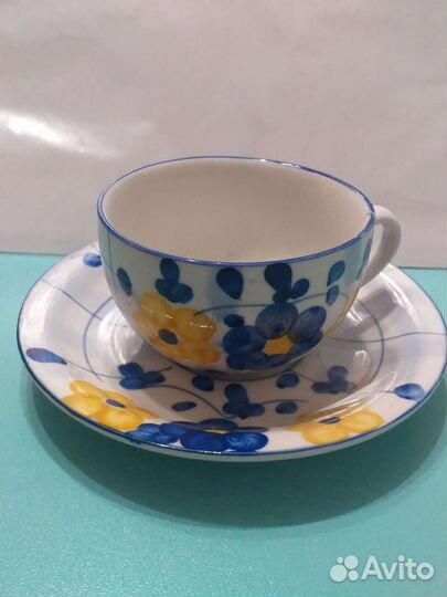 Чашка с блюдцем и креманка