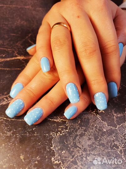 Комбинировнный маникюр