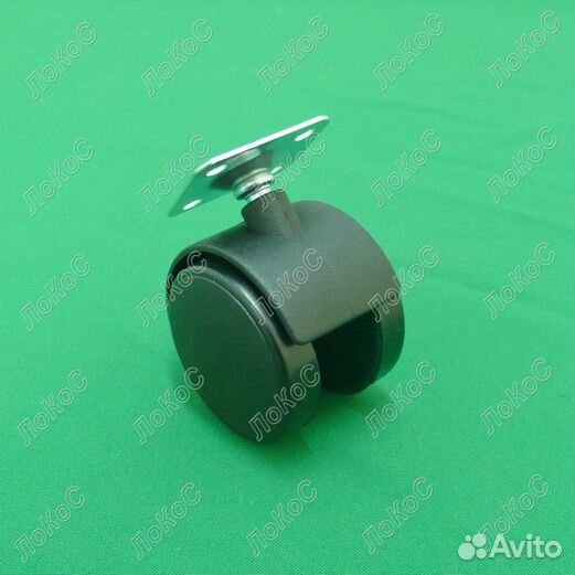 Опора колесная d50мм на площадке 38х38мм