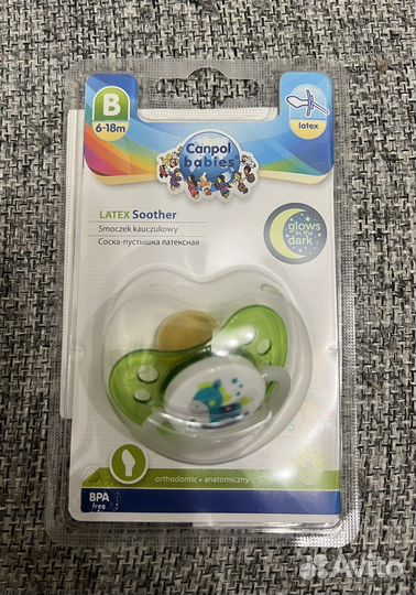 Пустышка canpol babies 6-18m