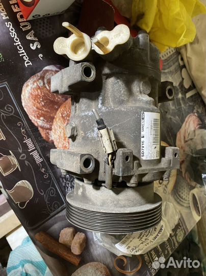 Компрессор кондиционера renault logan 1