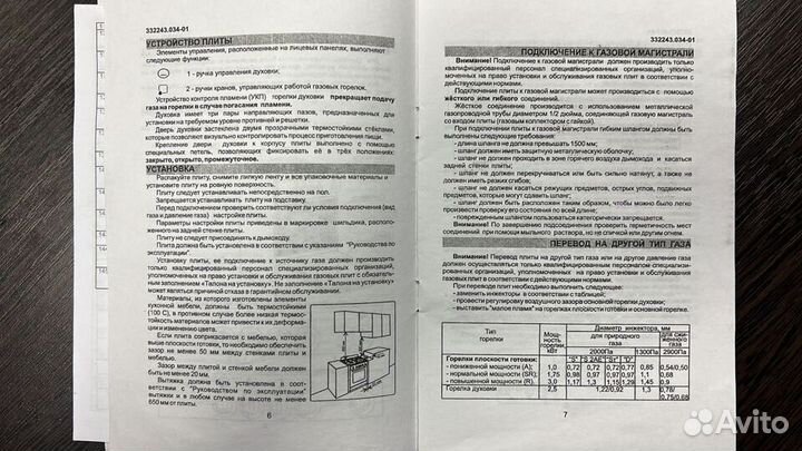 Газовая плита новая