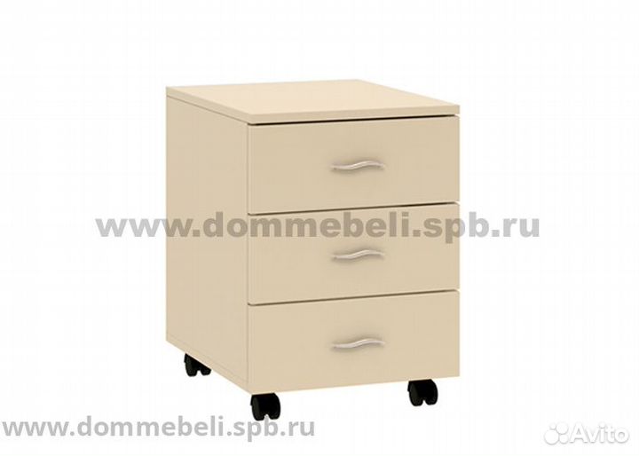 Тумба с 3 ящиками 24.2 Дельта дуб молочный/салатов