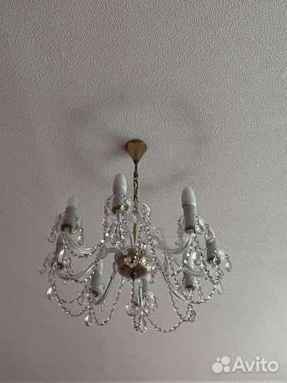 Люстра хрустальная Чехия