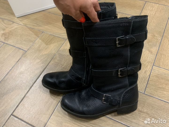 Сапоги ecco 35 для девочки