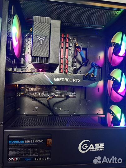Игровой блок,Intel 10400f,RTX 2080 8гб,DDR4 16гб