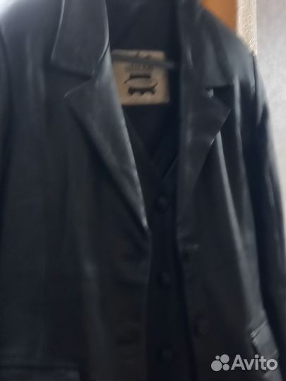 Кожаный пиджак