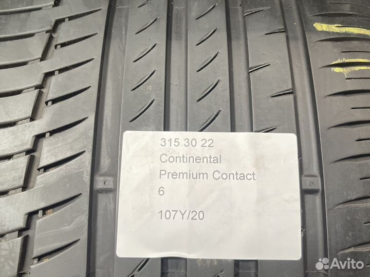 Continental PremiumContact 6 315/30 R22 107Y