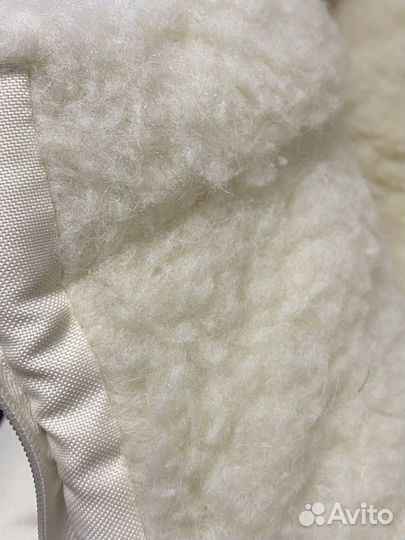 Зимний конверт в коляску на овчине новый