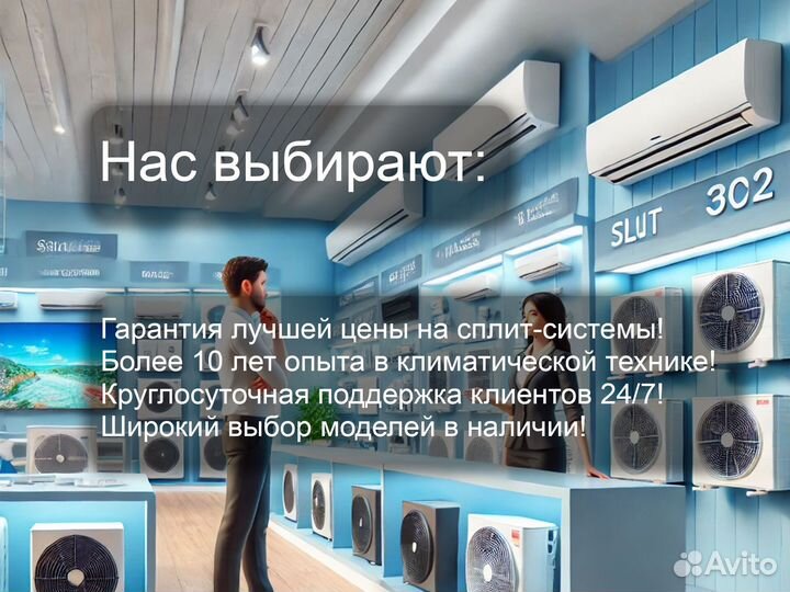 Сплит системы от 25 м² в Москве