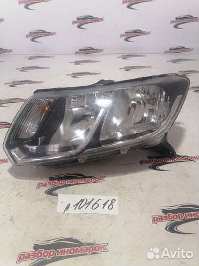 Фара левая Logan H4MD438 L8