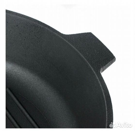 Чугунная сковорода гриль 28см. новая