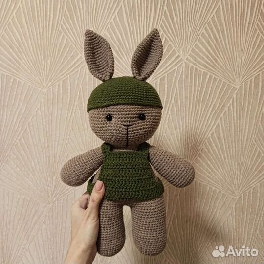 Мягкая игрушка заяц ручная работа
