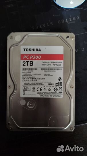 Hdd Toshiba 2 тб PC P300 5400rpm
