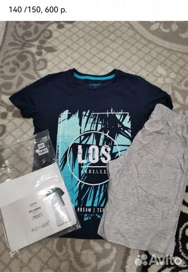 Футболка+шорты 140/150